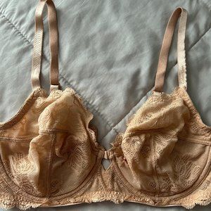 Calvin Klein Bra, Size 36D (US), Nude, Style # QF1741